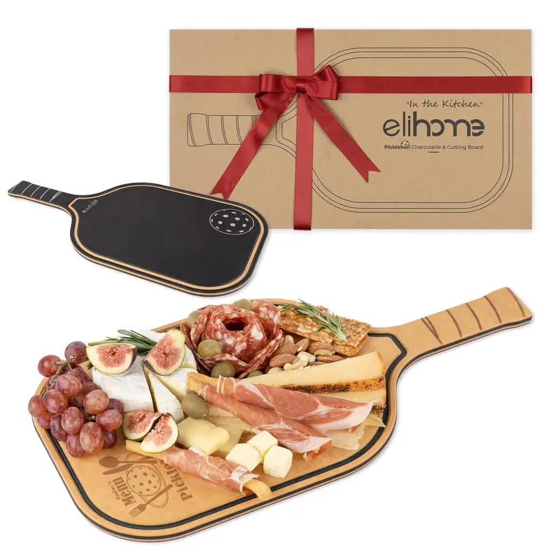 Pickleball-Themed Charcuterie Board With 'Today'S Menu' Design 1