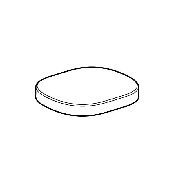 Pietro Grinder Lid In Arctic White – Special Order 1