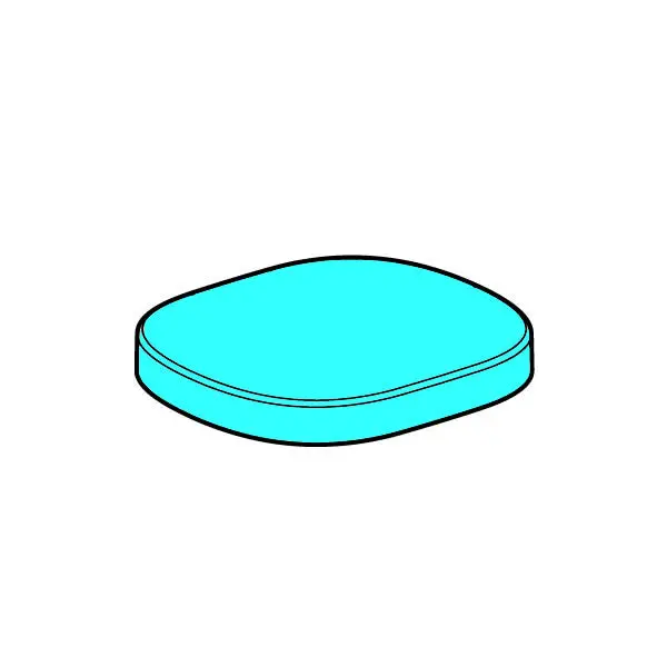 Pietro Pastel Blue Replacement Lid (Special Order Item) 1
