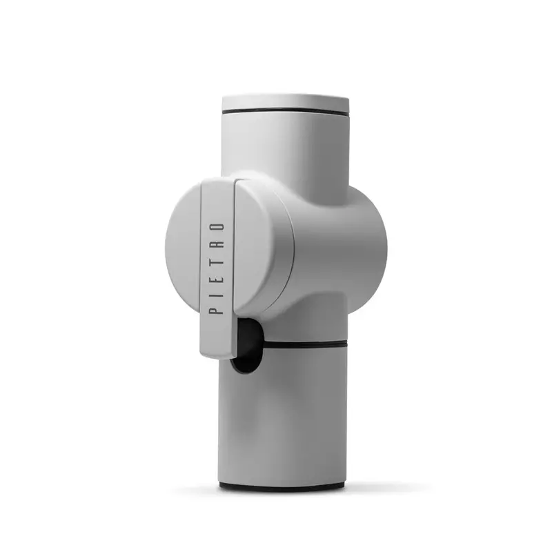 Pietro Pro Manual Coffee Grinder – Oyster Grey Colorway 1