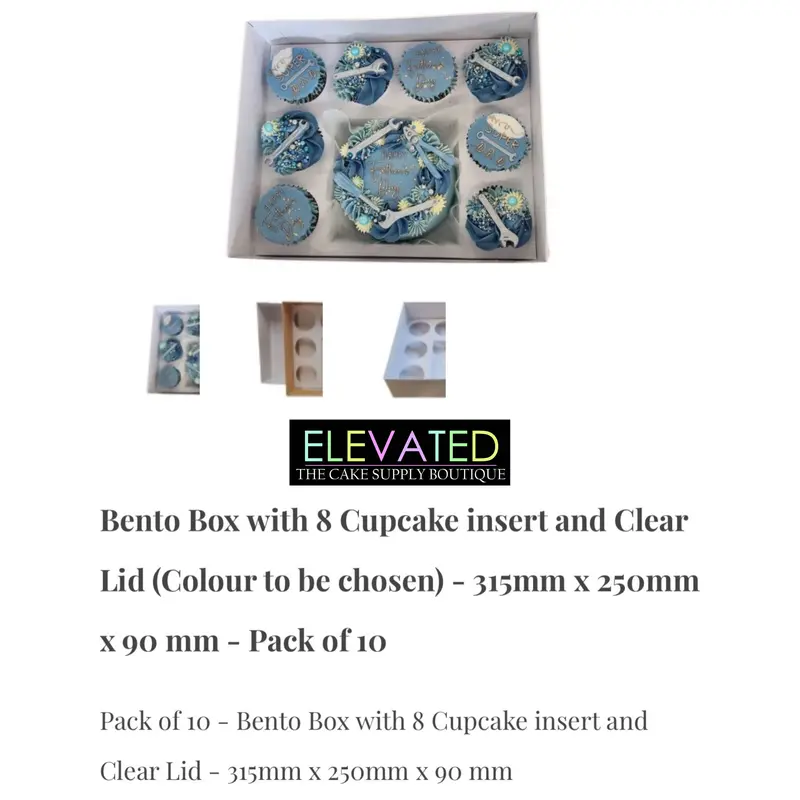 Premium Elevated Bento Box Set – 8-Compartment Design 1