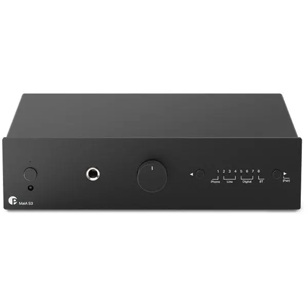 Pro-Ject Maia S3 Compact Black Integrated Amplifier For High-Fidelity Audio 1