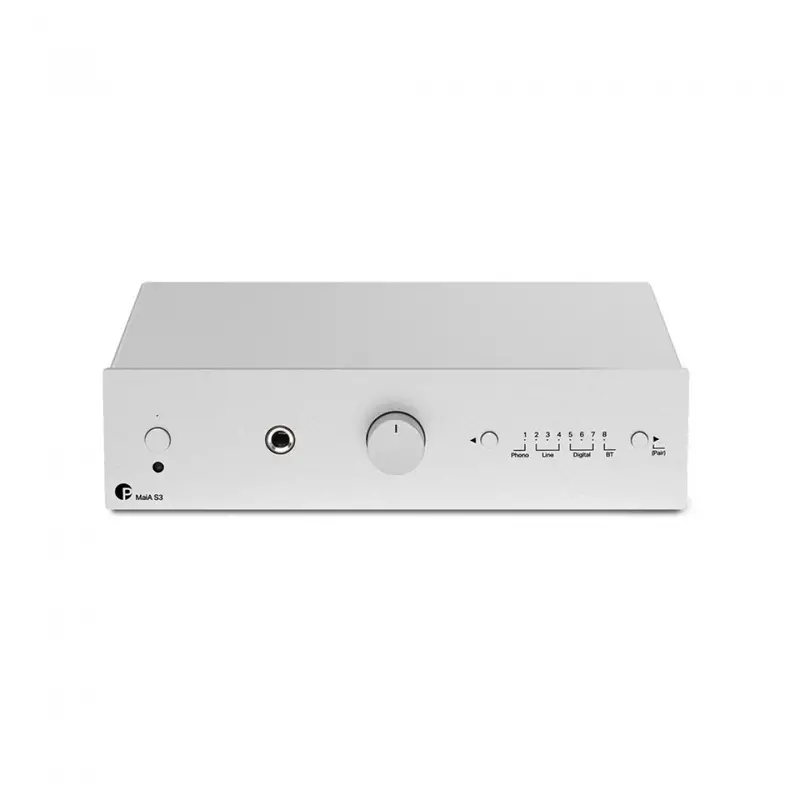 Pro-Ject Maia S3 Compact Silver Integrated Amplifier For Audiophiles 1