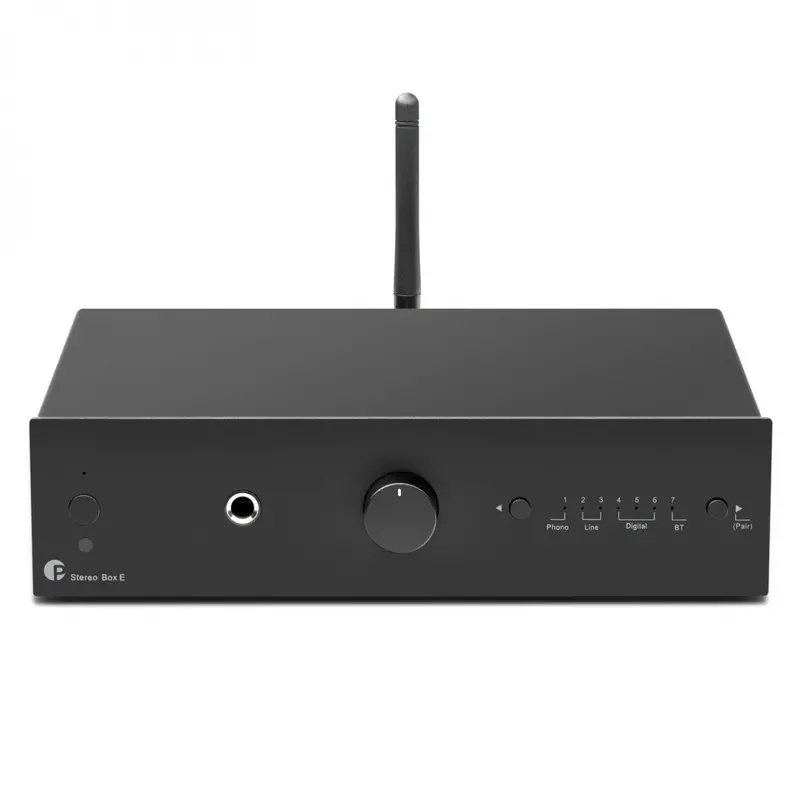 Pro-Ject Stereo Box E Integrated Amplifier – 2X50W Class Ab, Black Chassis 1