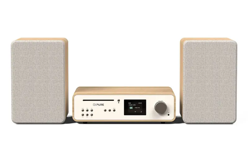 Pure Classic Stereo System – Dab+/Fm/Bluetooth/Cd/Internet Radio, Cotton White 1