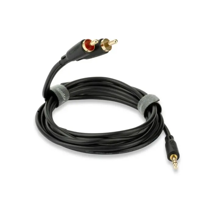 Qed Connect 3.5Mm Jack-To-Rca Phono Audio Cable – 1.5 Meter, Model Qe8114 1
