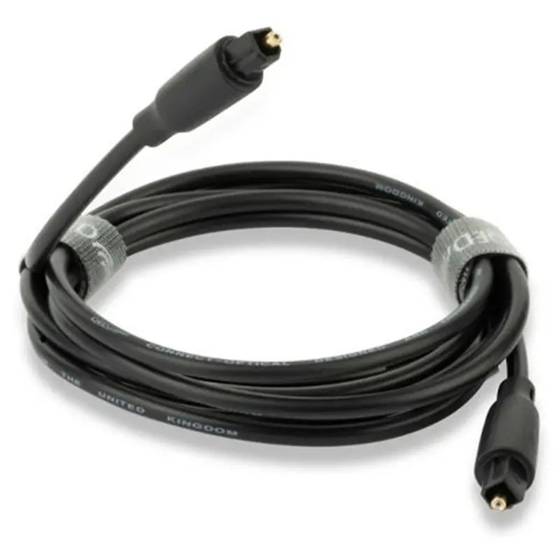 Qed Optical Digital Audio Cable – 3M Length (Toslink) 1