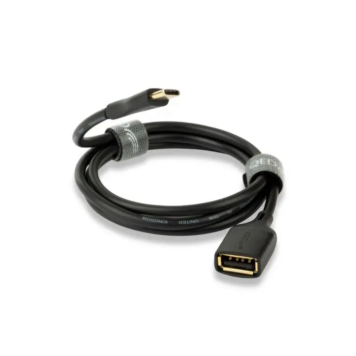 Qed Qe8191 Ultra-Compact Usb-C To Usb-A Adapter Cable – 0.15M 1