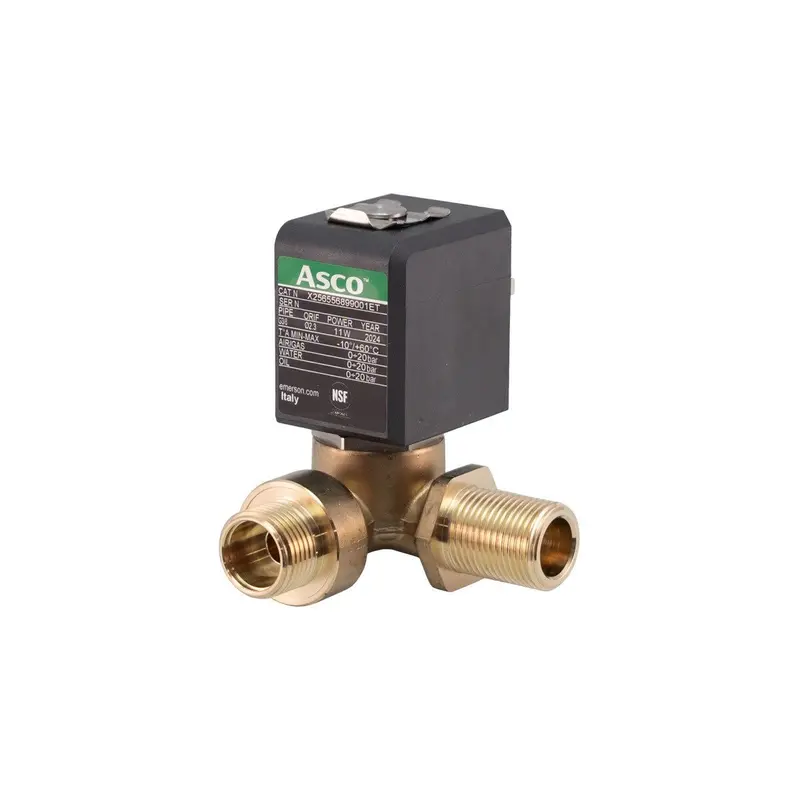 Rancilio 220V Solenoid Valve With Integrated Elbow Fitting 1