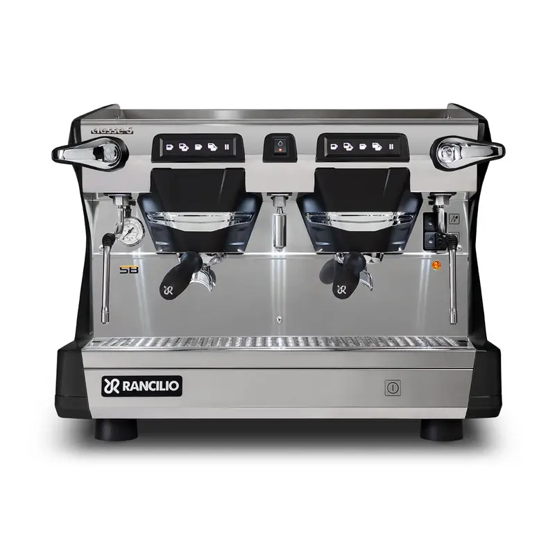 Rancilio Classe 5 Anthracite Black 2-Group Volumetric Espresso Machine With Usb Connectivity 1