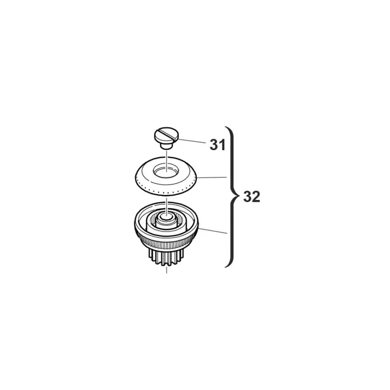 Rancilio Kryo 65 Grind Calibration Regulator Kit (Special Order) 1
