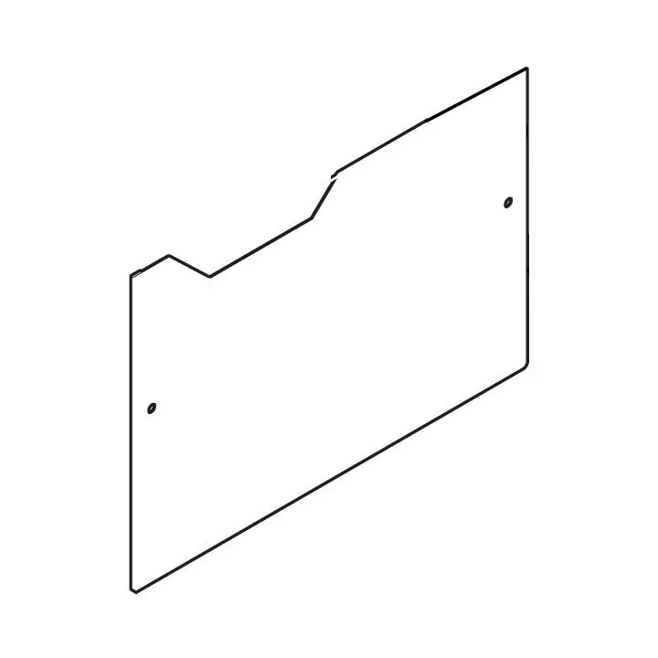 Rancilio Silvia V3 Backsplash Panel Molding – Special Order 1