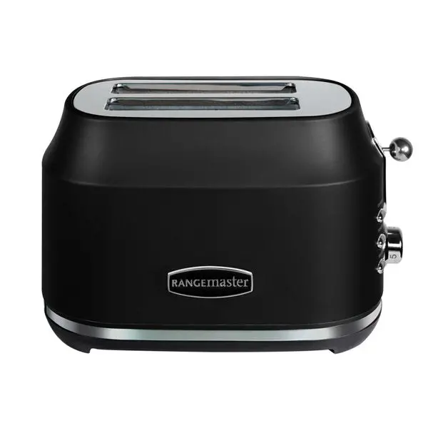 Rangemaster Rmcl2S201Bk 2-Slice Classic Toaster In Matte Black 1
