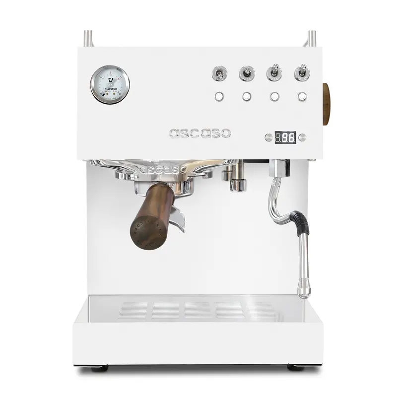 Refurbished Ascaso Steel Duo Programmable Espresso Machine – White, 120V W/Pid & Dual Thermoblock 1