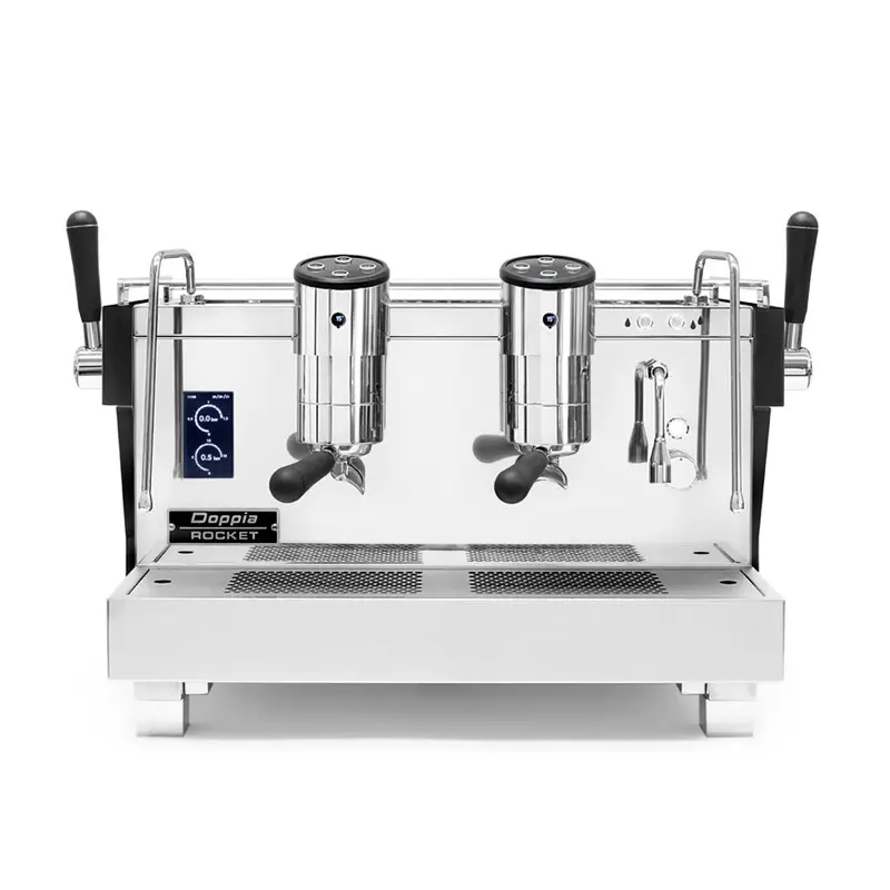Rocket Espresso Re Doppia Dual-Group Volumetric Espresso Machine – Sleek Black 1