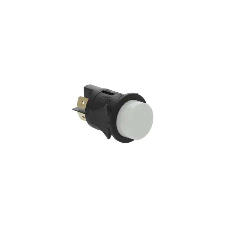 Round White Toggle Interrupter Switch 1