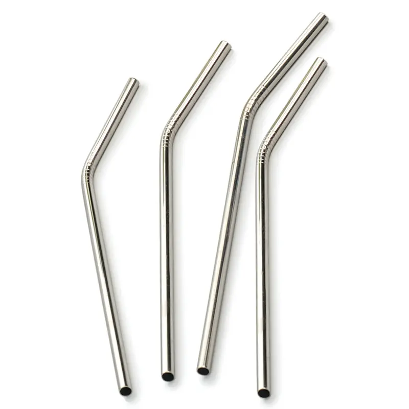 Rsvp Endurance Standard Stainless Steel Drinking Straws – Durable, Dishwasher-Safe (4-Pack) 1