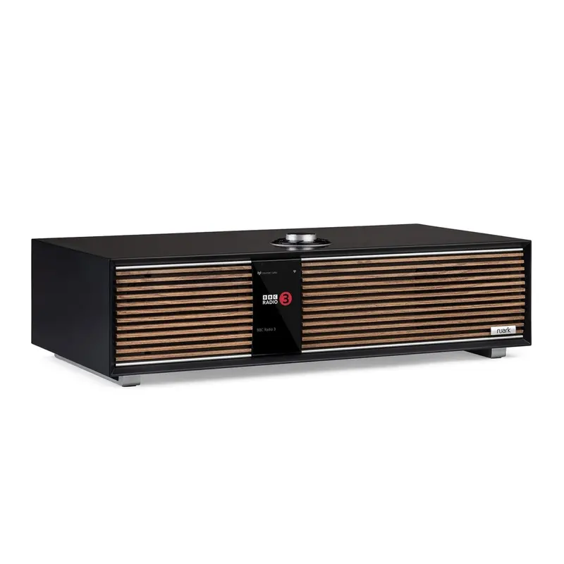 Ruark R410 Integrated Hi-Fi Music System – Satin Charcoal Finish With Walnut Grille 1