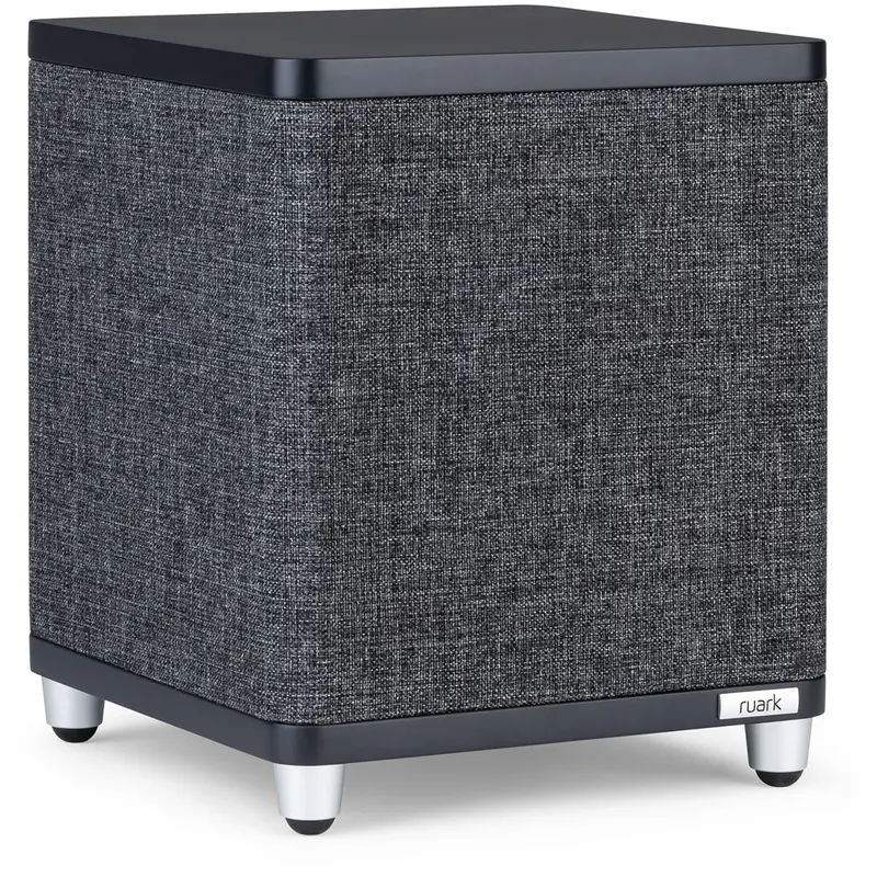 Ruark Rs1 100W Powered Subwoofer – Satin Charcoal Black With Slate Grey Fabric Grille 1