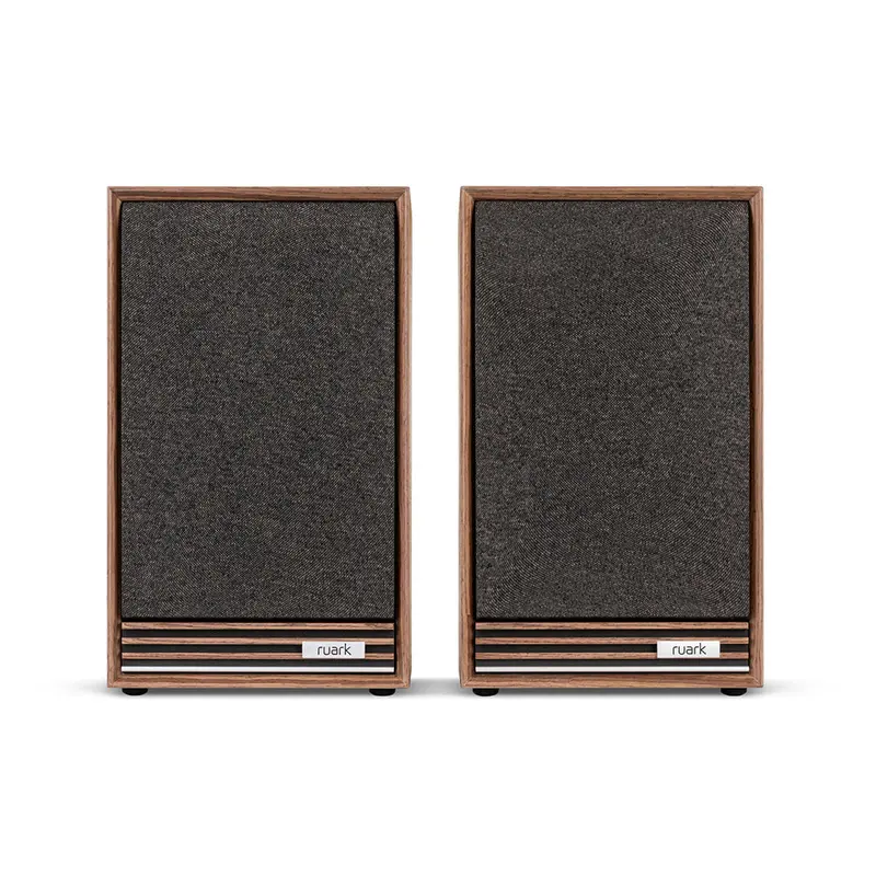 Ruark Sabre-R Fused Walnut Bookshelf Speaker Pair 1