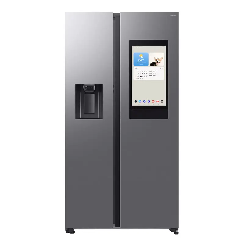 Samsung Bespoke Ai Rs90F66Beteu Plumbed Family Hub American Fridge Freezer – Elegant Silver 1