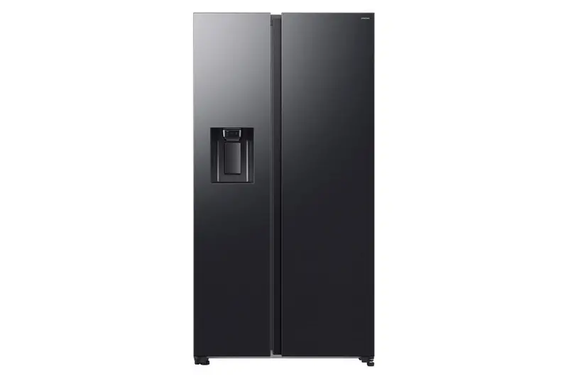 Samsung Bespoke Rs70F64Kefeu Fridge Freezer – 91Cm Side-By-Side, Black, Ai-Powered 1