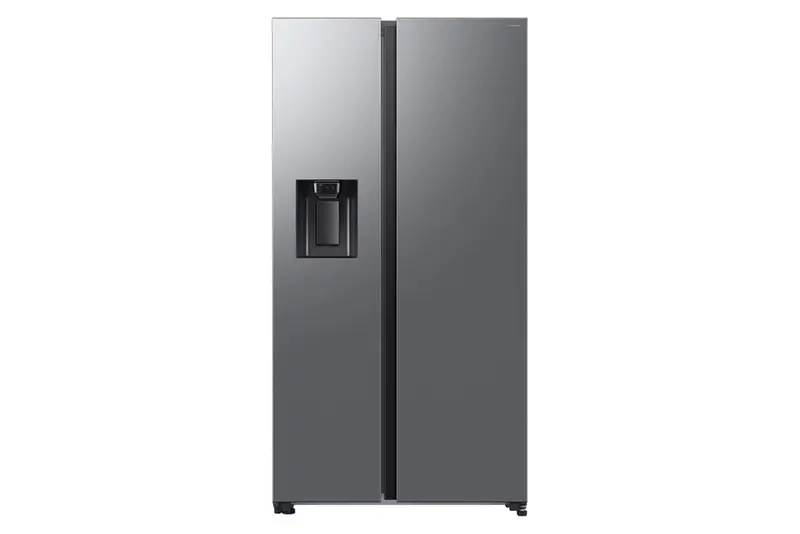 Samsung Bespoke Rs70F64Keteu Fridge Freezer – 91Cm Side-By-Side, Silver, Ai-Enhanced 1