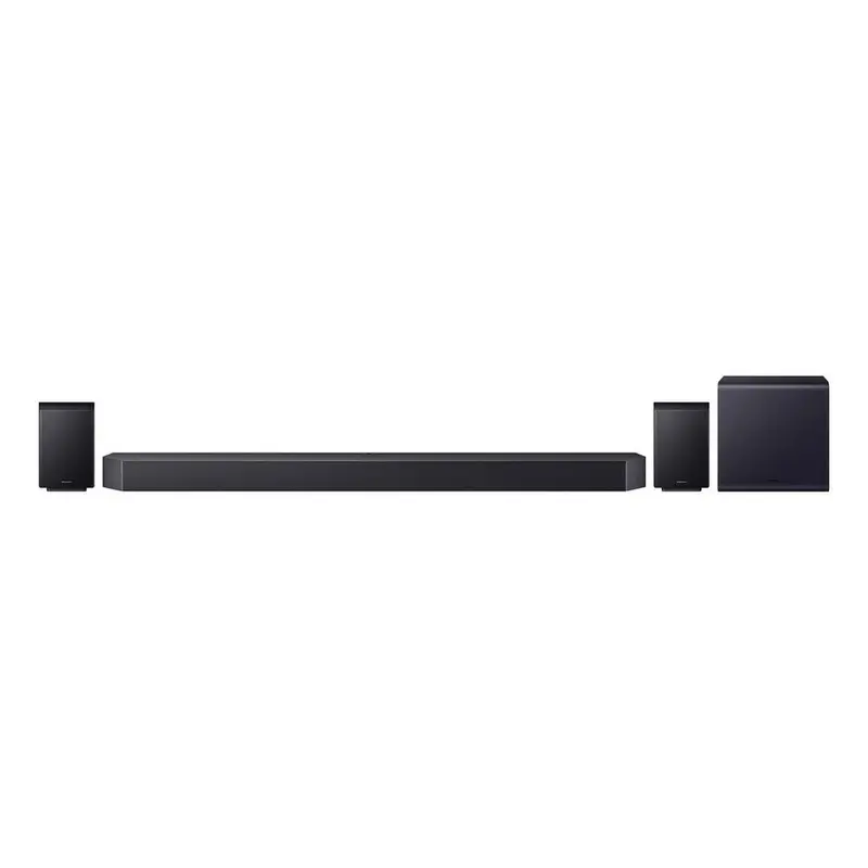 Samsung Hw-Q990F 11.1.4-Channel Flagship Soundbar – Full Surround Setup With Rear Speakers & Subwoofer, Titan Black (2025) 1