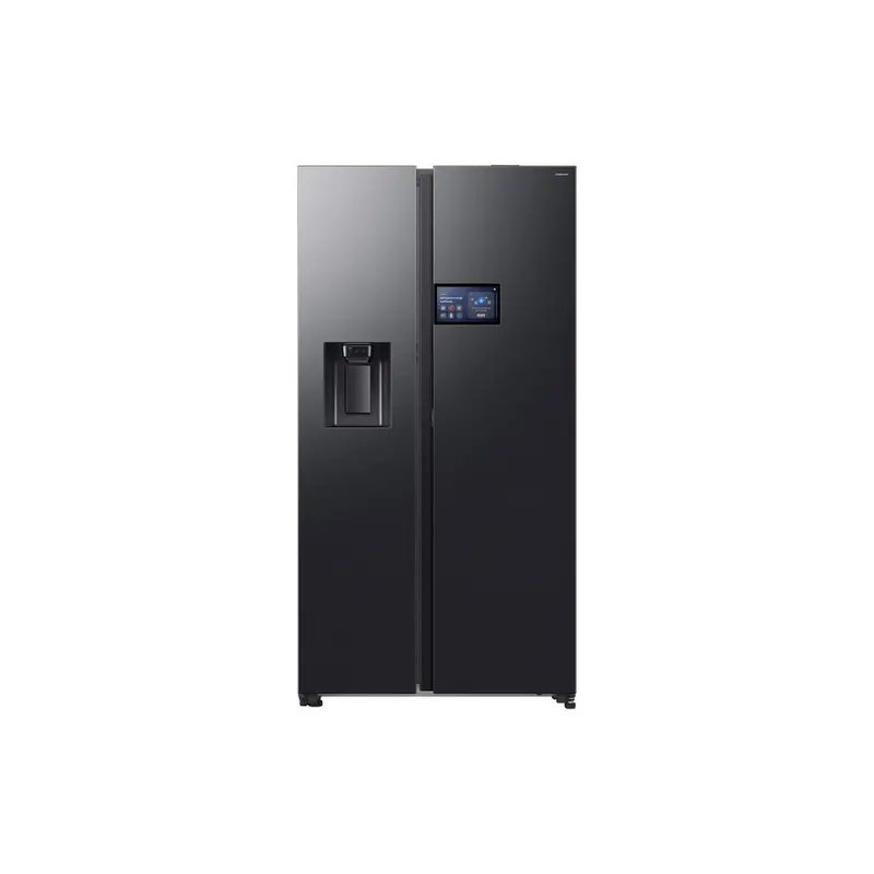 Samsung Rs90F64Eefeu Series 9 Bespoke Ai American-Style Fridge Freezer – 621L Total No Frost, Matte Black 1