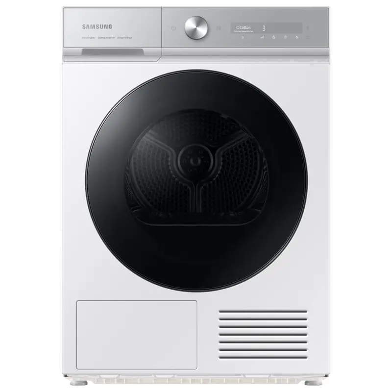 Samsung Series 8 9Kg Optimal Dry Heat Pump Tumble Dryer – White (Dv90Bb9445Ghs1) 1