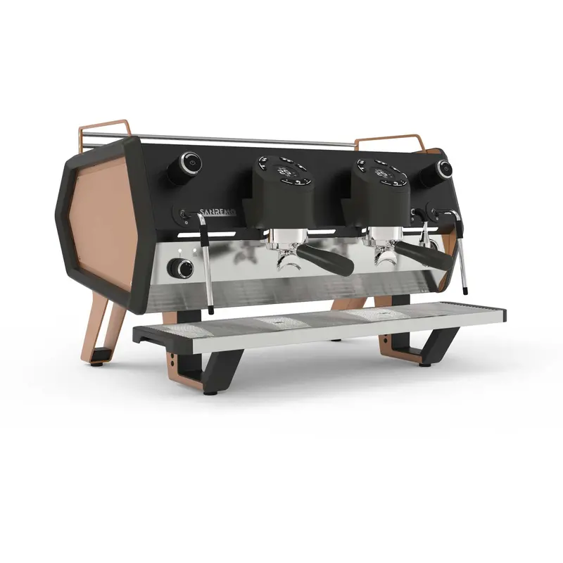 Sanremo D8 Pro Dual-Group Volumetric Espresso Machine In Copper Gold Finish 1