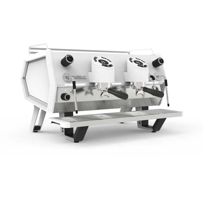 Sanremo D8 Pro Dual-Group Volumetric Espresso Machine – Total White Edition 1