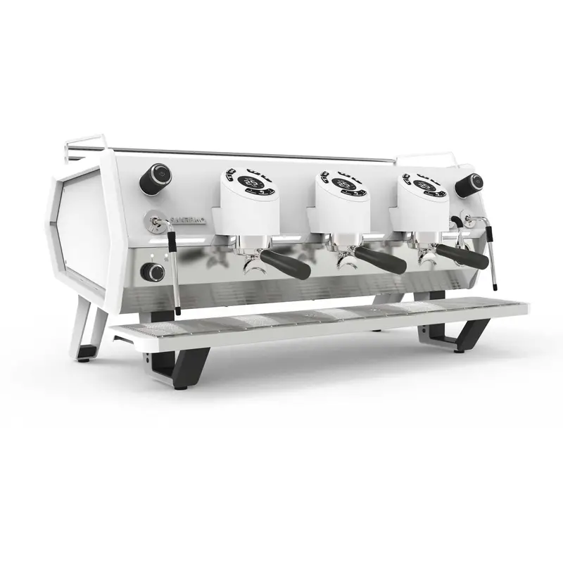 Sanremo D8 Pro Three-Group Volumetric Espresso Machine – Total White Edition 1