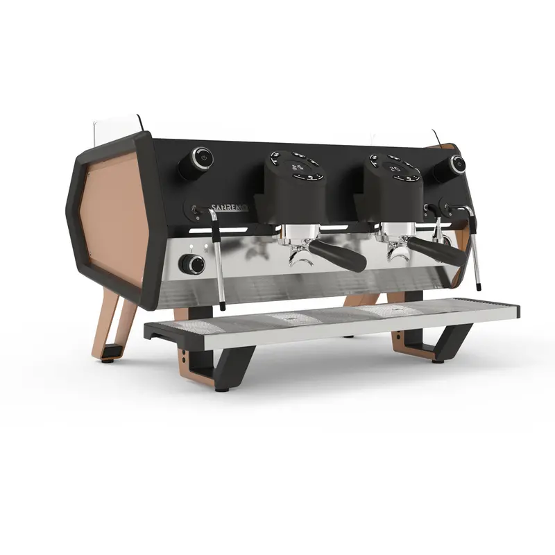 Sanremo D8 Two-Group Volumetric Espresso Machine – Copper Gold Accent 1