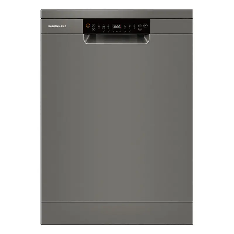 Schonhaus Dwsf0115Fsbg Full-Size Freestanding Dishwasher – Graphite, 15-Place Setting 1