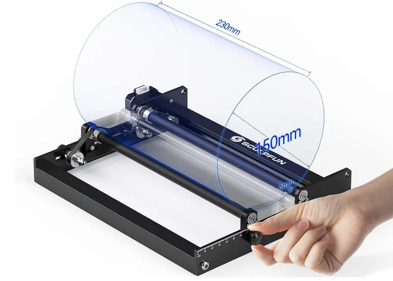 Sculpfun Rotary Axis Attachment 1