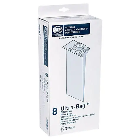 Sebo X-Series Dust Bags (Model 5093Er) 1