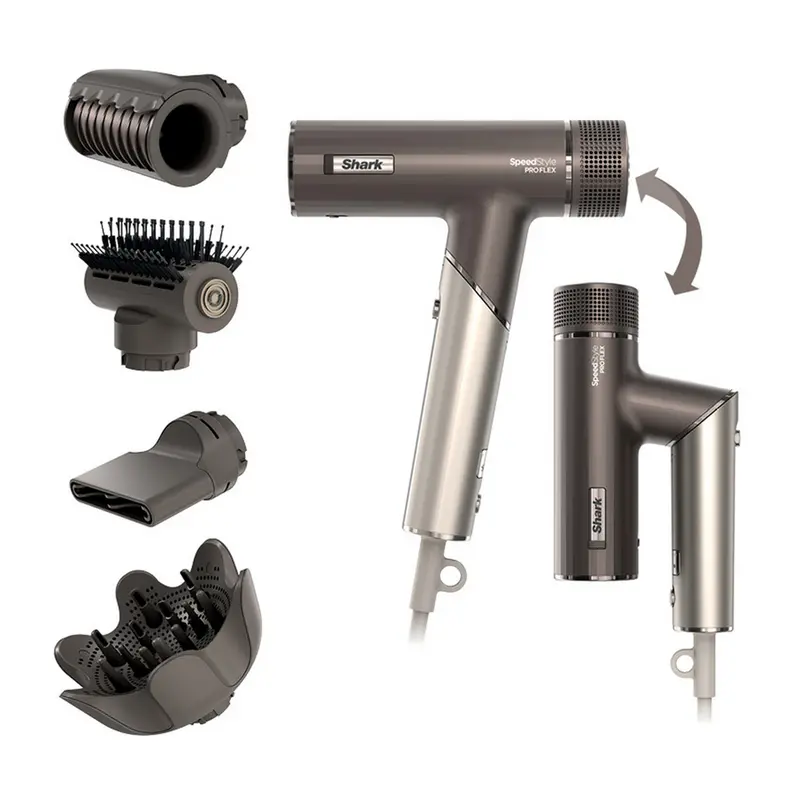 Shark Speedstyle Pro Hd542Uk 4-In-1 High-Velocity Hair Dryer System – Mocha Silver 1