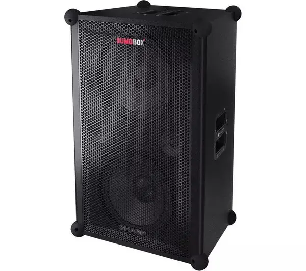 Sharp Sumobox Pro Cp-Ls200 Portable Bluetooth Speaker – Rugged Black Design 1
