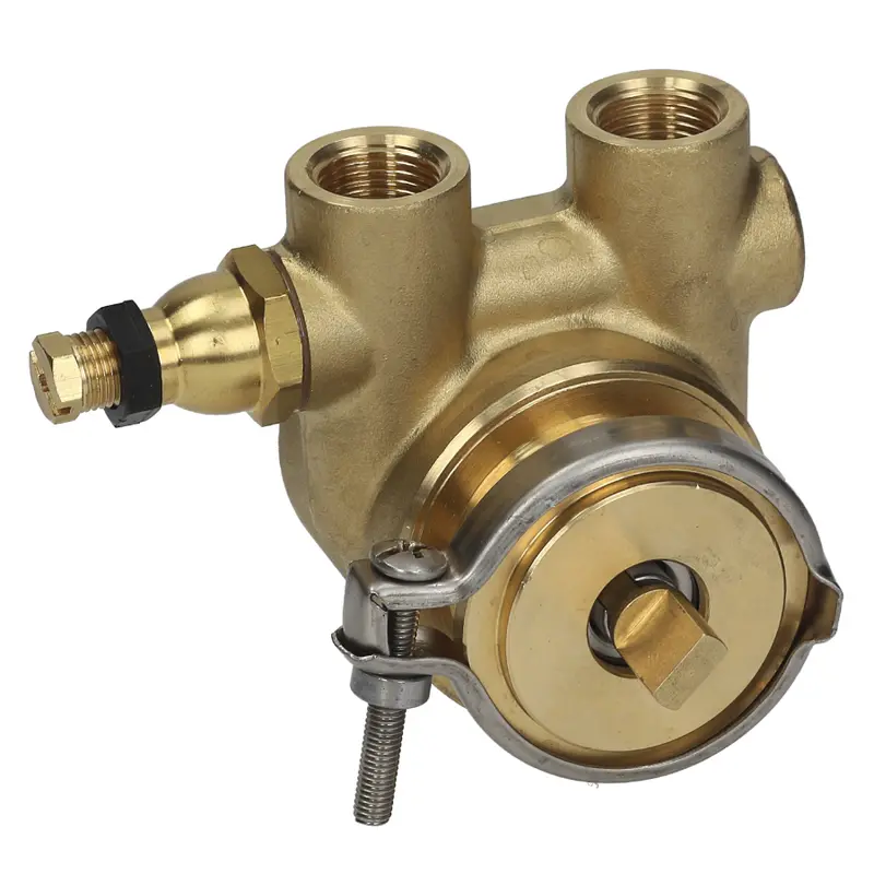 Short-Clamp 58 Mm Flange Rotary Vane Pump Head 1