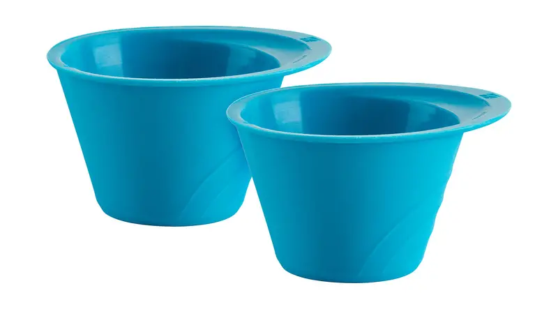 Silicone Butter Portion Cups – Blue Set Of 2 By Trudeau 1