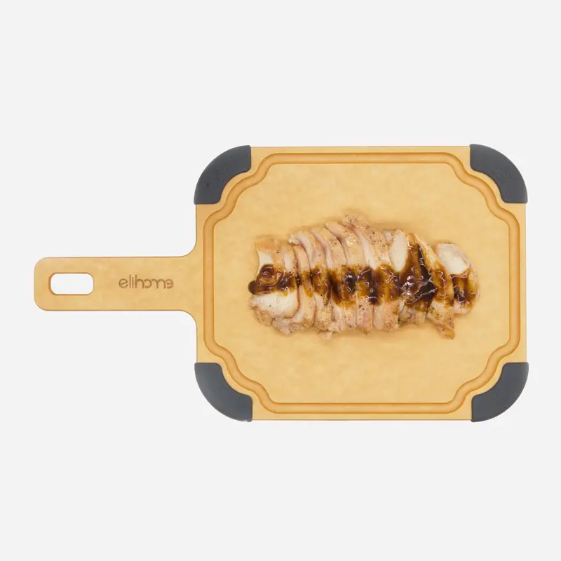 Small Paddle-Style Cutting And Serving Board With Integrated Handle (13" X 7.5") 1