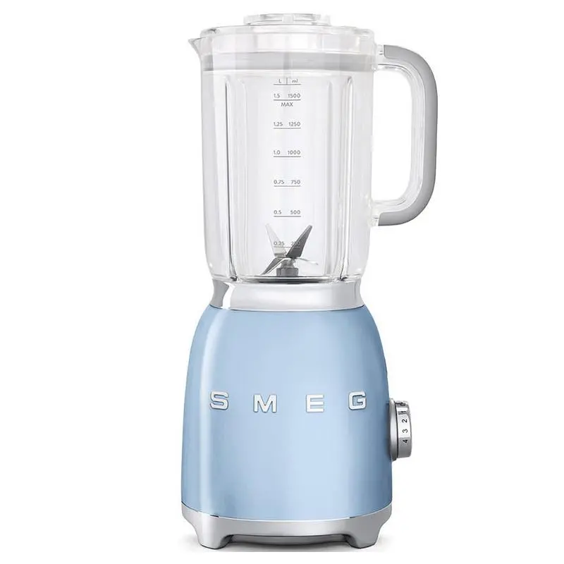 Smeg Blf01Pbuk Pastel Blue Retro Blender – Elegant Vintage-Style Blending Tool 1