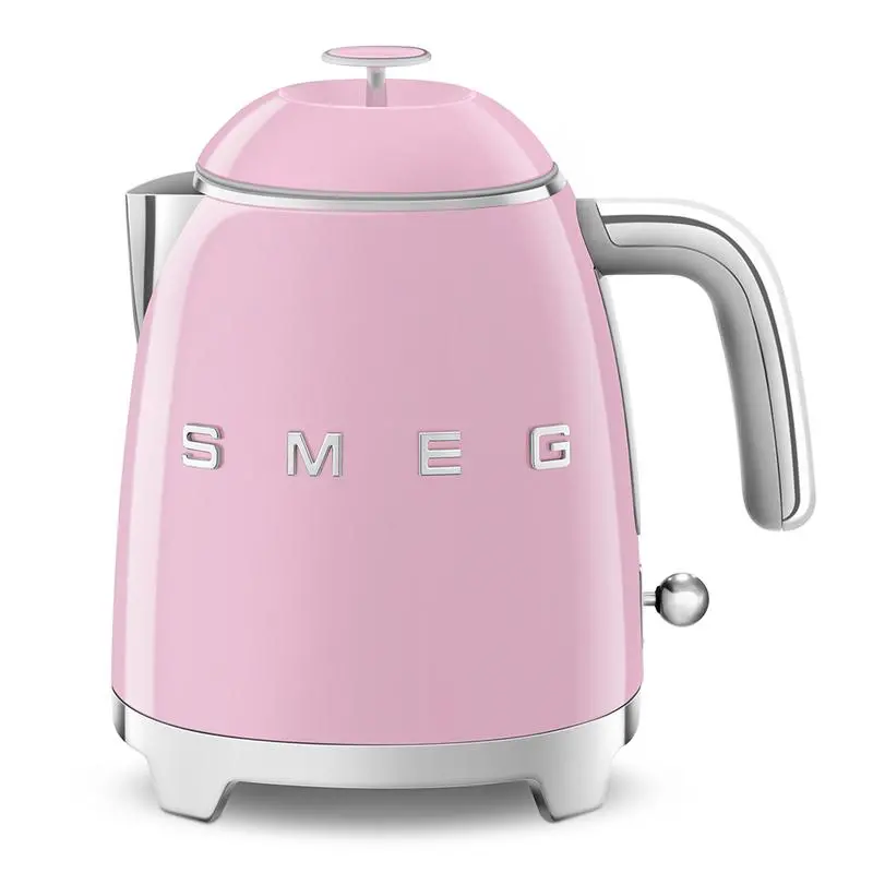 Smeg Klf05Pkuk Retro-Style Mini Kettle – Soft Pink 1