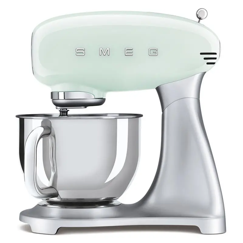 Smeg Smf02Pguk Pastel Green Stand Mixer – Charming 1950S-Style Mixing Appliance 1