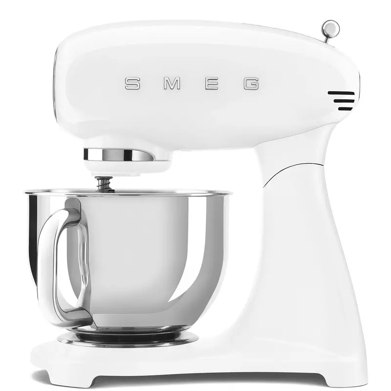 Smeg Smf03Whuk White Stand Mixer – Timeless 1950S-Inspired Countertop Mixer 1