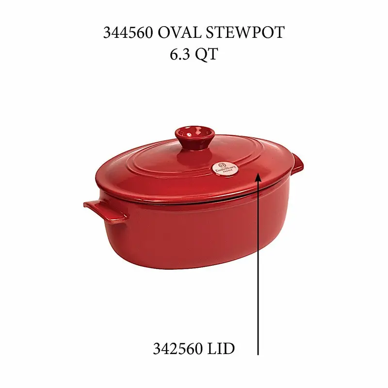 Spare Oval Stewpot Lid – Compatible Replacement Cover 1