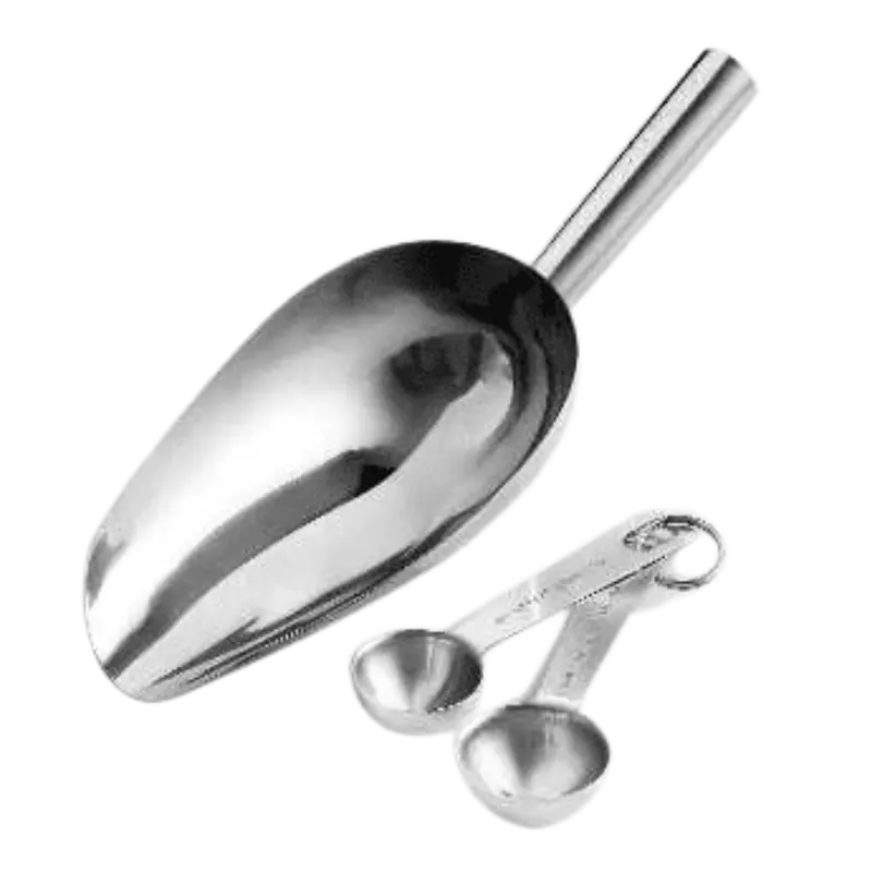 Stainless Steel Measuring Spoon Set With Ergonomic Handles 1