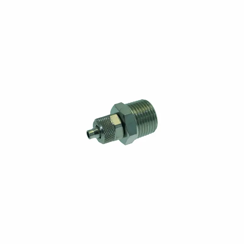 Straight 3/8" Male Bsp × 6 Mm Barb Adapter Fitting 1