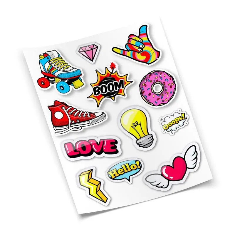 Sublimation-Compatible Sticker Sheet 1